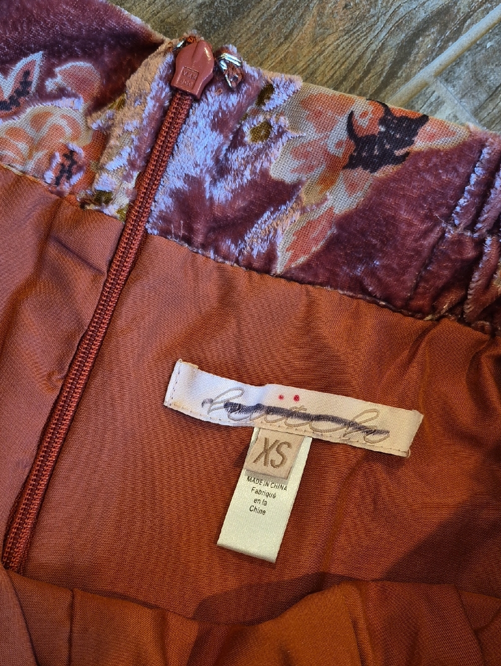 Anthro Hutch Floral Velvet Wide Leg Lined Pants & Lined Jacket Set, XS - Picture 9 of 16